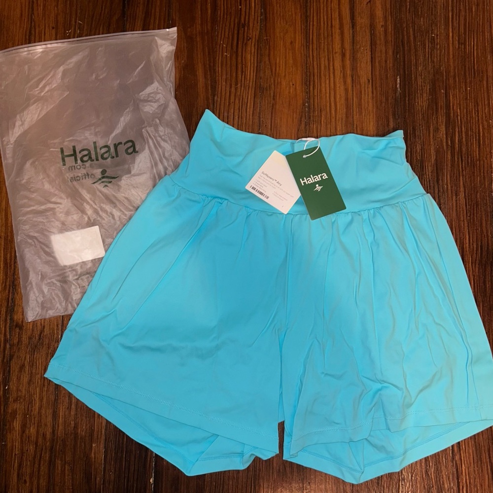 HALARA Women's Vibrant Blue Athletic Shorts